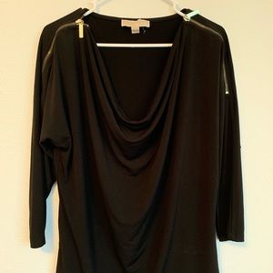 Michael Kors black blouse Large